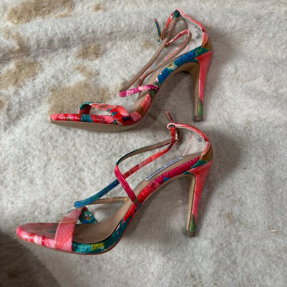 Steve Madden Multicolor Feliz Heeled Sandal Size 7 - Picture 5 of 8